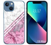 Funda Silicona compatible con iPhone 13 Mini (5.4) diseño Mármol 03 Dibujos
