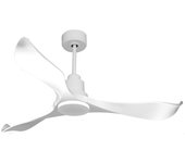 Ventilador de techo Reversible Termostato Wifi Motor DC Techos Inclinados Mando a Distancia Adaptador 2/3 Aspas Hypersilence Memoria