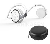 A6 Small Bluetooth Headphones Wrap Around Head Comfortable Wireless Headphones Foldable Bluetooth Headsets with Microphone Purse