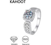 S925 Silver 1 Carat Square Pocket Lace Ring, Elegant, Light End Luxurious, A Gift For High-end Ladies To Give To Friends, Bestie