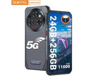 Teléfono Móvil 5G OUKITEL WP35 24GB+256GB/TF 256GB 11000mAh 6.6'' FHD+ Smartphone Irrompible Android 14 Octa-Core Movil NFC