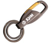 For SYM CRUISYM GTS 300 GTS 300i JOYMAX Z 125 250 300 MAXSYM 400i CNC Metal Leather keychains Motorcycle Accessories