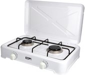 COCINA DE GAS ESMALTADA 2 FUEGOS 46x30x12cm EDM