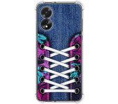 Tumundosmartphone Funda Silicona Antigolpes para Oppo A18 diseño Zapatillas 06 Dibujos