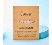 12 Constellation Birthstone Bracelet Natural Stone Beads Bracelet For Women Men Adjustable Rope Braided Wristbands Birthday Gift
