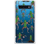 Funda original compatible con Samsung Galaxy S10 Plus - Rick y Morty Pickle Rick Animal