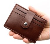 Genuine Leather Card Holder Slim Business Card id Holder Credit Card Case Thin Small Wallet for men Cardholder