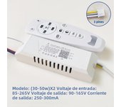AC85-265V RF 2.4G Remote Palette Drive Phone APP Control LED Driver 12W-160W Lighting Transformer For Dual Colors Lamps