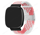 Braided Solo Loop Strap for Fitbit Versa 3 4 Band Adjustable Nylon Sport Watchband Bracelet for Fitbit Sense 2 Bands Watchband