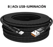 USB TYPE C Fast Charge Cable LIGHTNING 3m 5 Meters USB C Android Micro USB Extend Charging Cable for iPhone 14 Xiaomi OnePlus