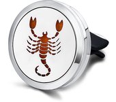 Refillable Car Air Freshener Smell Perfume Diffuser Clip Auto Vent Essential Oil Stainless Steel Locket Interior Accessories
