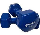Juego de dos Pesas de Vinilo, 1, 1.5, 2, 3, 4, 5 Kg, set de Mancuernas de gimnasio para entrenamiento fitness y musculación, pesas hexagonales de vinilo, material de deporte.
