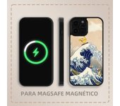 The Great Wave off Kanagawa Phone Case For iPhone 15 14 13 12 11 Plus Pro Max Magnetic Magsafe Wireless Charging Cover