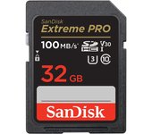 SANDISK EXTREME PRO SDHC 32GB 100/90 MB/s A2