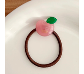 Korean FRANCE Gold Label Red Apple Hairband French Age Reducing High ponytail Hair Rope Head Rope Rubber Band Cherry
