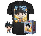 Pop & Tee Dragon Ball Z Goku Kamehameha Funko + Camiseta Tal