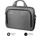 SUBBLIM - Maletín Ordenador Oxford Laptop Bag 13,3"-14" Grey SUB-LB-1OLB031