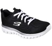 Skechers Graceful Get Connected - Zapatillas Skechers para mujer - Sneaker Sketchers deportivas para gimnasio o paseo color negro - 35