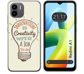 Funda Silicona para Xiaomi Redmi A1 diseño Creativity Dibujos