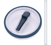 40oz Tumbler Flip Straw Lid Replacement for Stanley Quencher H2O Spill Proof Splash Resistant Tumbler Lids Reusable Straw Cap