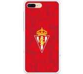Funda original compatible con iPhone 7 Plus - Sporting Trama Roja - TPU MATE