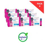 Suplemento Marnys Ecopack 9 Ferrobine Max 20 Viales - Energía Duradera | Fórmula Natural