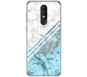 Tumundosmartphone Funda Gel Tpu para Alcatel 3 2019 diseño Mármol 02 Dibujos