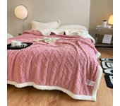 Mantas Sofa/Cama, Manta Polar de Sherpa Multiusos con Microfibra Extra Suave y Borreguitos 130x160cm/160x220cm y 220x240cm.