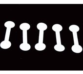 50/100Pcs Quadrate Blank Price Tags Necklace Ring Labels Paper Stickers Paper Jewelry Display Card Labels Hangtag