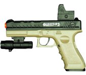 Gelblaster Modelo Glock – Realismo, Potencia y Versatilidad en Formato Compacto | Incluye 30K Munición, 3 Cargadores y Accesorios