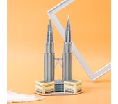 3D Puzzle Famous World Architecture Landscape Eiffel Tower Model Paper Handmade DIY Children Puzzle Toys Educational Toys