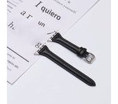 Slim Leather Strap For Apple Watch Band 44mm 40mm 41mm 42mm 38mm 49 44 mm Bracelet apple watch 8 45mm bands Ultra 10 9 7 se 4 6