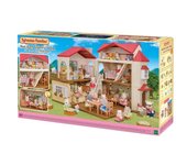Epoch Casa de Muñecas Sylvanian Families Red Roof Country con Techo Secreto - Más de 3 Años