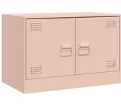 Mueble TV combinadoMueble para TV de acero rosa 67x39x44 cm