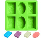 Moldes de silicona 3D, molde de panal para jabones, molde de resina para velas