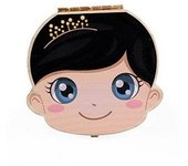 Cajita  Colors " de Madera para dientes." Regalos para recién nacidos niños bebés
