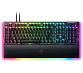 Razer Mechanical Gaming Keyboard BlackWidow V4 Pro RGB LED light, US, Wired, Black, Green Switches, Numeric keypad