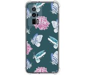 Funda Silicona Antigolpes para Xiaomi POCO F5 Pro 5G diseño Flores 10 Dibujos