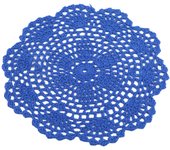 20cm Round Placemat Cup Coaster Mug Kitchen Christmas Table Place Mat Cloth Lace Crochet Tea Coffee Pan Doily Handmade Pad