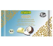 PACK 4 UDS. - Snack de Chocolate Blanco con Coco Bio 100g Rapunzel