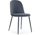 VS Venta-Stock Pack 4 Sillas de Comedor Azul Oscuro Diseño Moderno y Desenfadado