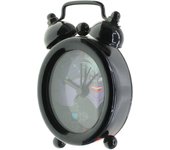 CHRISTIAN GAR Despertador Campanas Disney Ovalado Negro - Reloj Despertador Analógico