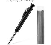 Solid Carpenter Pencil Set Mechanical Pencil 3 Colors Refill Carpentry Marking Scriber Construction Tools Woodworking Tools