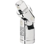 Truper Articulación Universal para Llaves Vaso 1/2" de Acero Cromo Vanadio