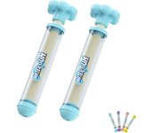 Juguete romántico de agua con rociador de fuegos artificiales para parejas, pistola de agua con chorro de agua, rociador extraíble de alta presión para baño, piscina y fiestas (4 unidades)