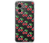 Funda Silicona Antigolpes para Motorola Edge 40 5G diseño Cerezas Dibujos