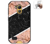 Tumundosmartphone Funda Gel Tpu para Ulefone Armor X7 / X7 Pro diseño Mármol 07 Dibujos