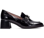 Hispanitas Milan Mocasín Negro Brilliant de mujer with Tacón cómode HI243590