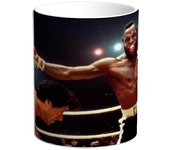 Taza Rocky Balboa. Boxeo. Creed. Apollo. Ivan Drago. Clubber Lang. Mickey
