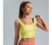 Tirantes anchos, sujetador Deportivo antivolpes y antilacidez, sujetador Deportivo push-up para correr y fitness